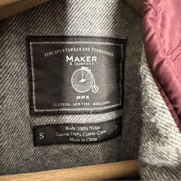 Maker & Company | Burgundy Quilted Vest Size Small - Picture 7 of 7